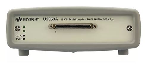 U2353A 16-channel 500 kSa/s USB modular multi-function data acquisition device