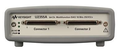 U2355A 64-channel 250 kSa/s USB modular multi-function data acquisition device