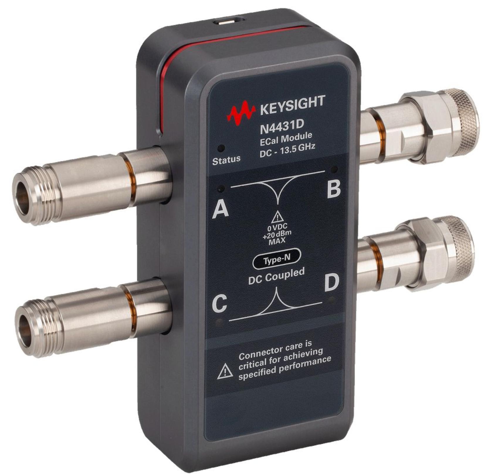 N4431D 射频Electronic Calibration Module (ECal) (ECal), 直流to 13.5 GHz, 4 端口