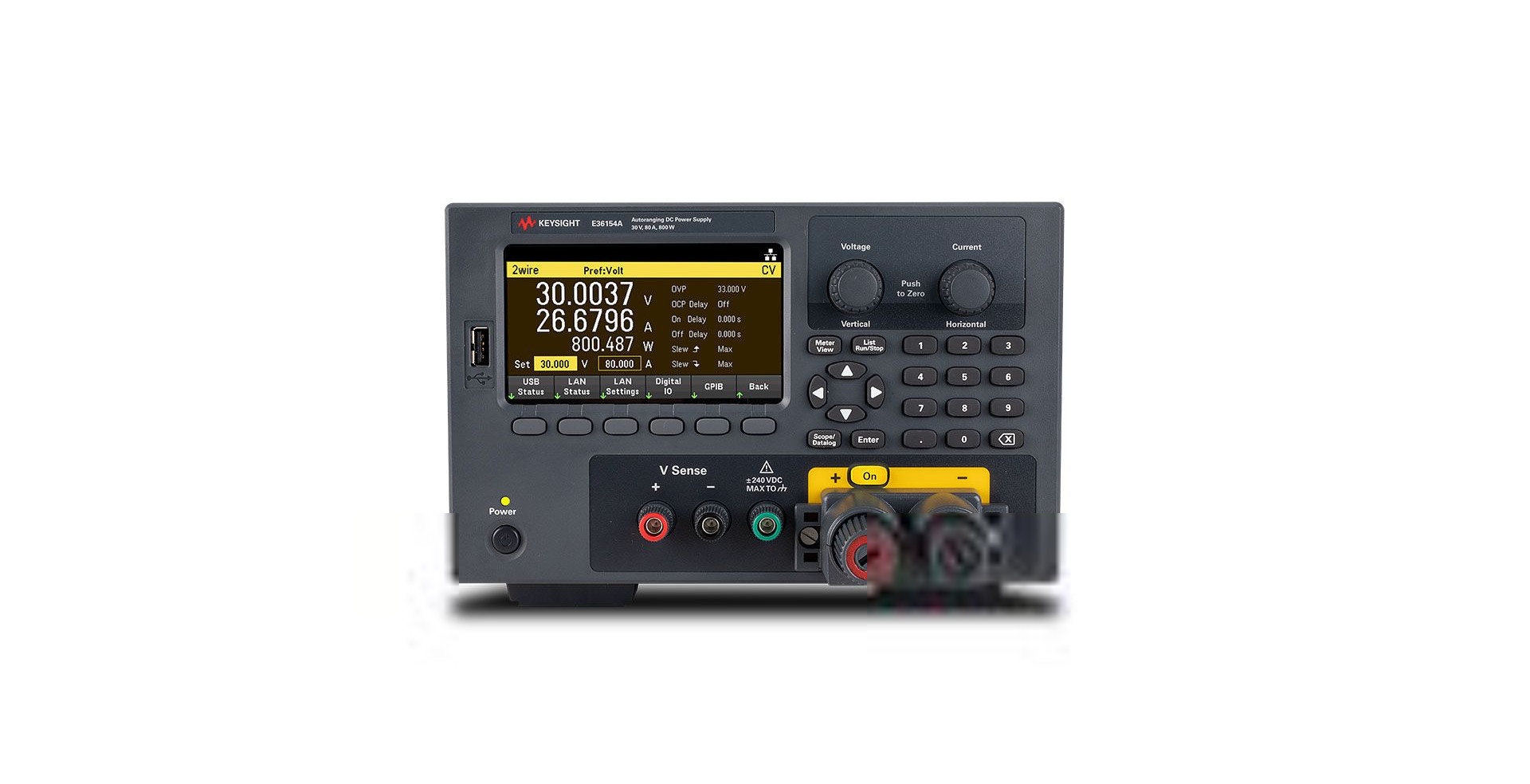 E36154A 800W Autoranging Benchtop Power Supply, 30V, 80A
