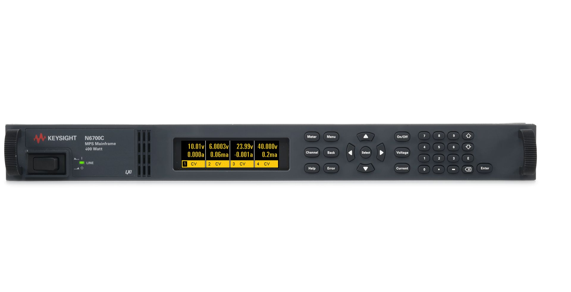 N6710C 定制配置的基础型Module化Power SupplySystem