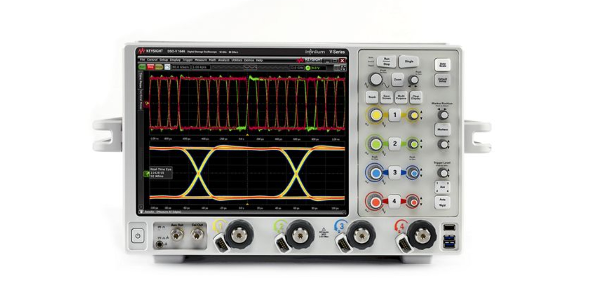 DSOV164A Infiniium V-Series Oscilloscope: 16 GHz, 4 Analog Channels