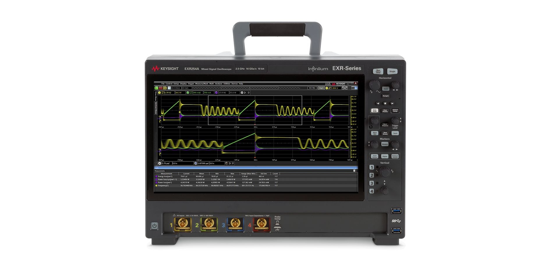EXR254A Infiniium EXR-Series Oscilloscope: 2.5 GHz, 4 Channels