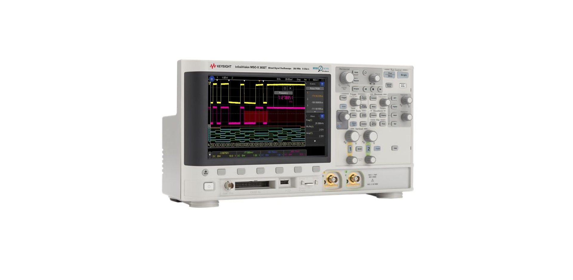 MSOX3032T Mixed Signal Oscilloscope: 350 MHz, 2 Analog Plus 16 Digital Channels