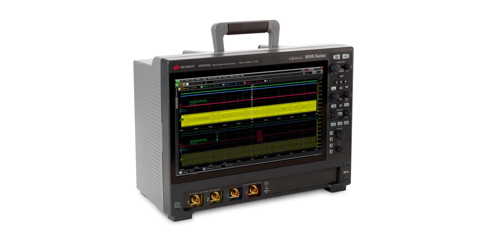 MXR104A Infiniium MXR-Series Oscilloscope: 1 GHz, 4 Channels