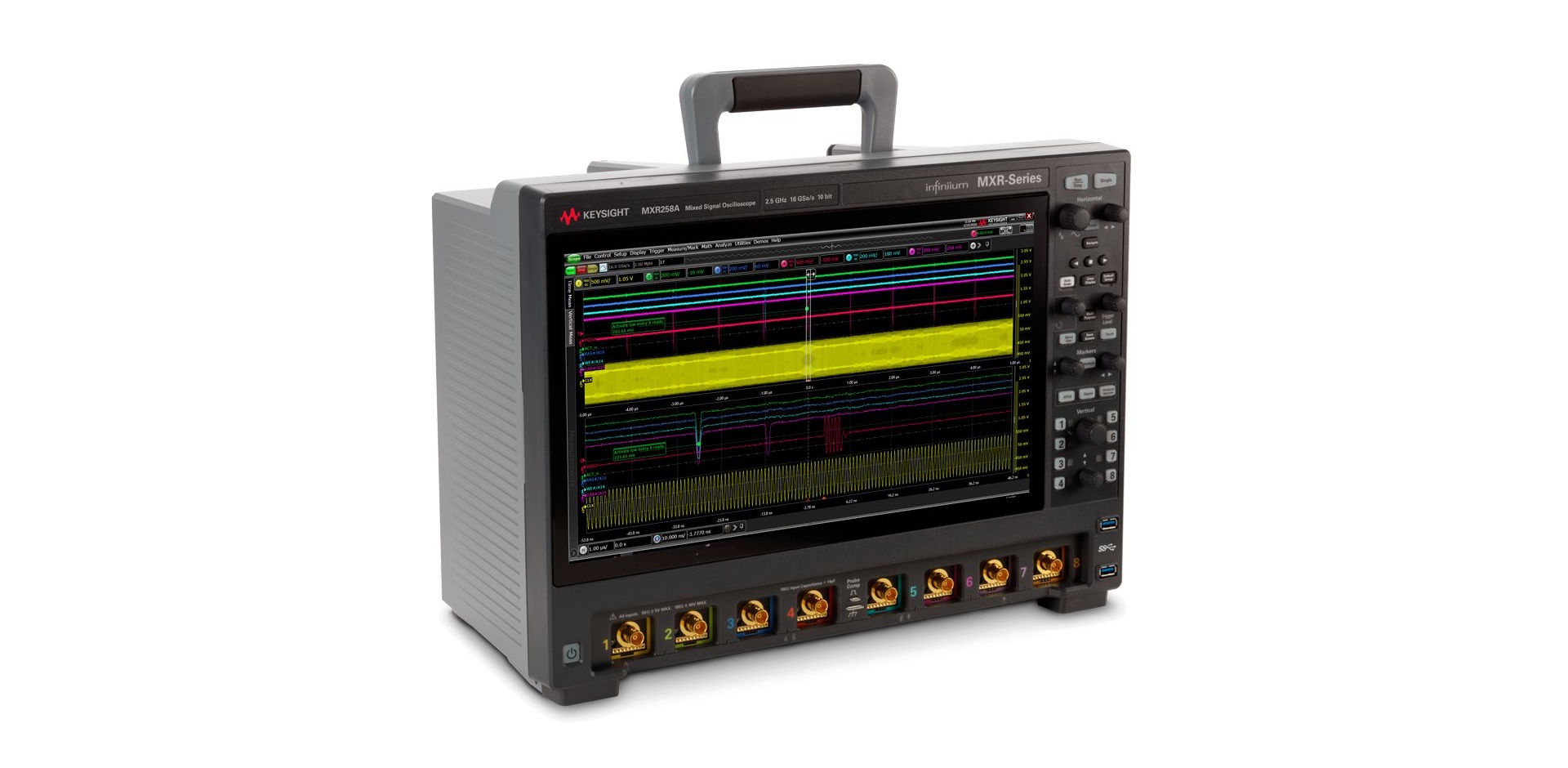 MXR258A Infiniium MXR-Series Oscilloscope: 2.5 GHz, 8 Channels