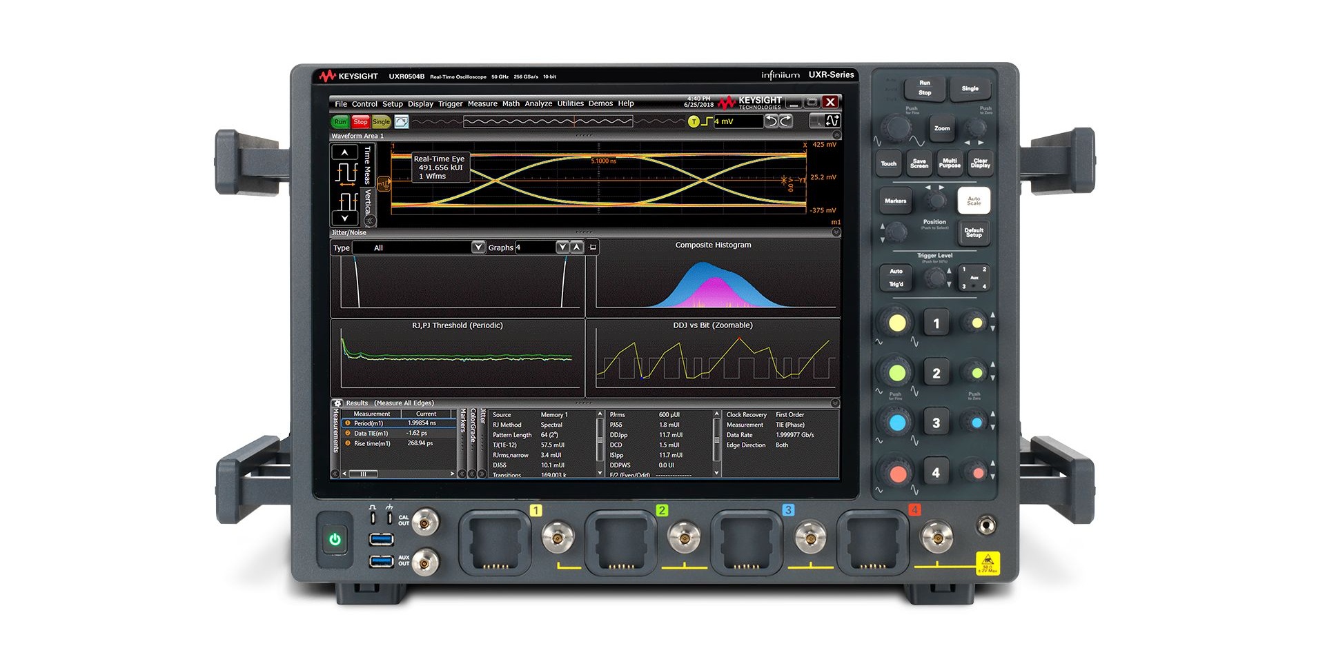 UXR0504A Infiniium UXR-Series Oscilloscope: 50 GHz, 4 Channels