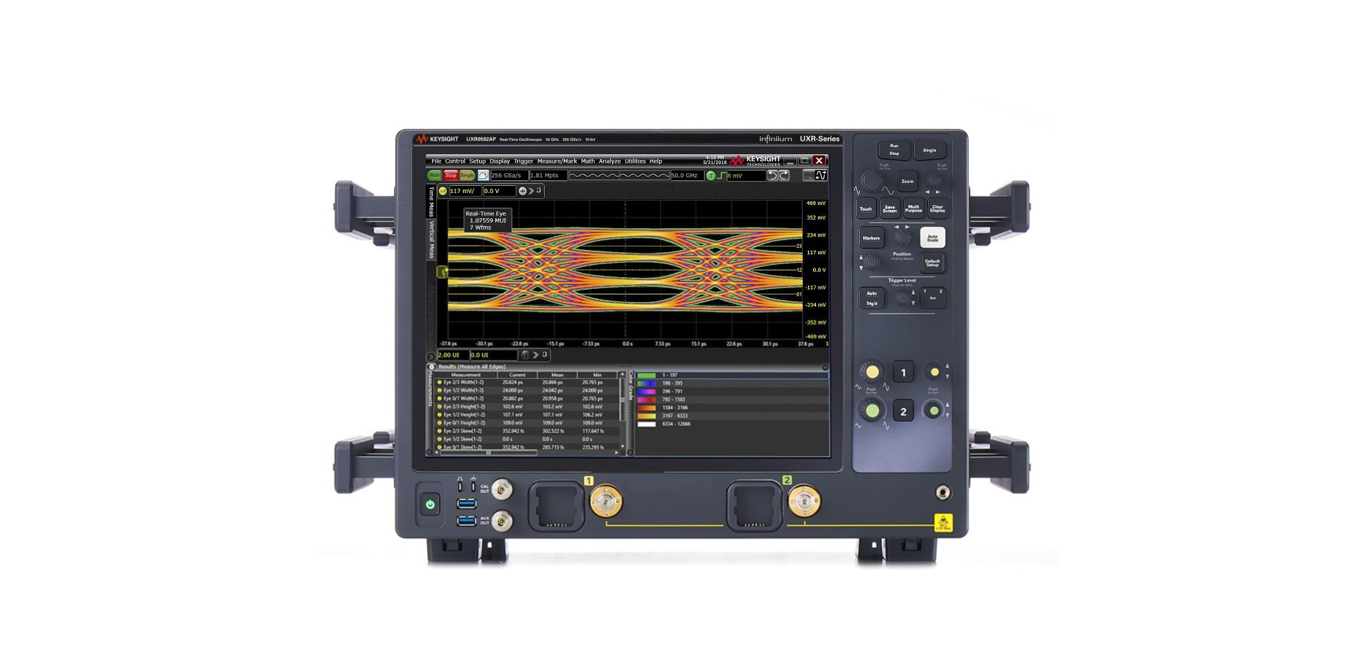 UXR0592AP Infiniium UXR-Series Oscilloscope: 59 GHz, 2 Channels, 1 mm Inputs