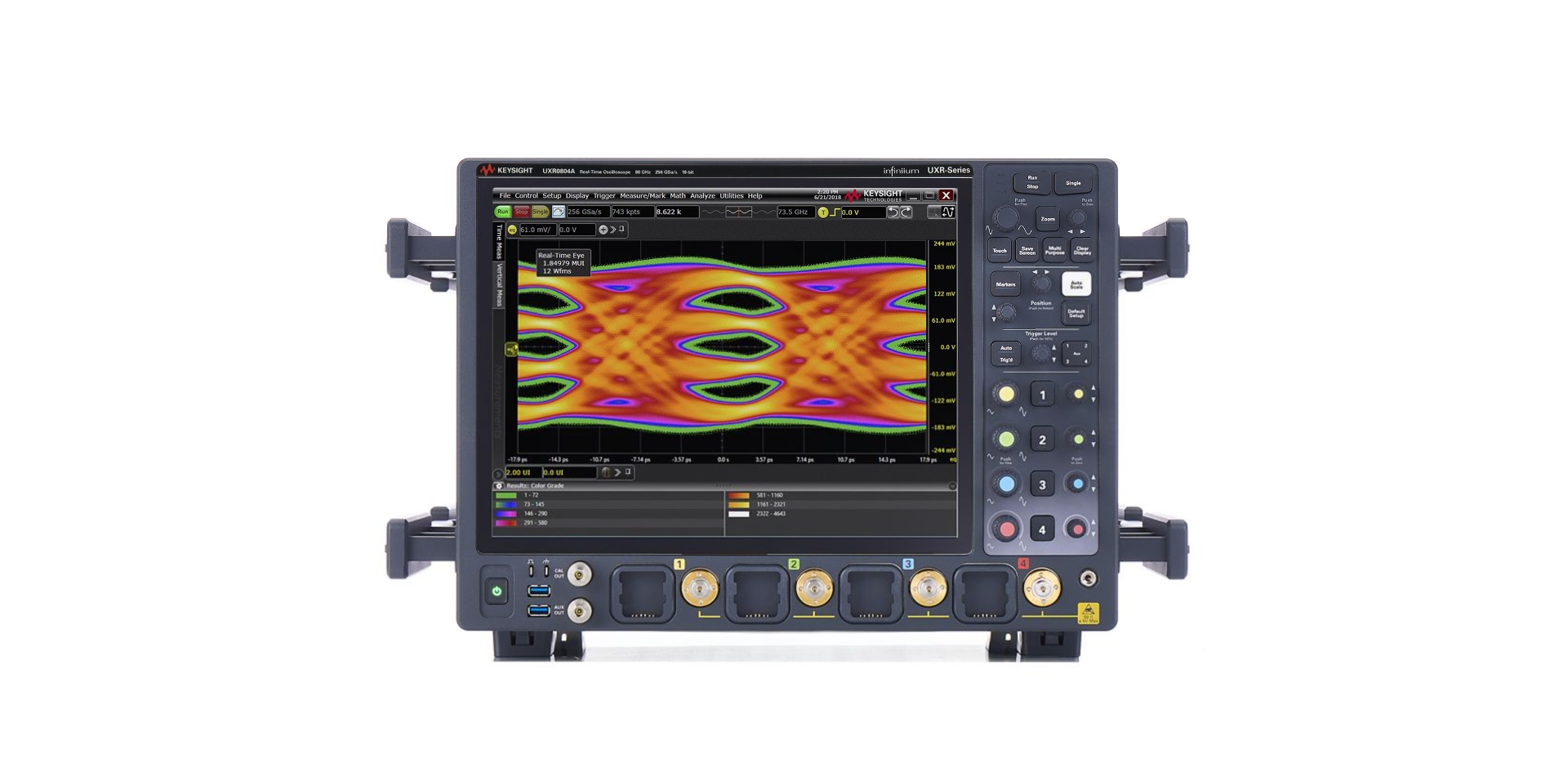 UXR0804A Infiniium UXR-Series Oscilloscope: 80 GHz, 4 Channels