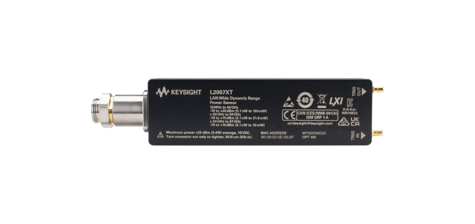L2067XT 符合热真空标准的 10 MHz to 67 GHz LAN Power Sensor