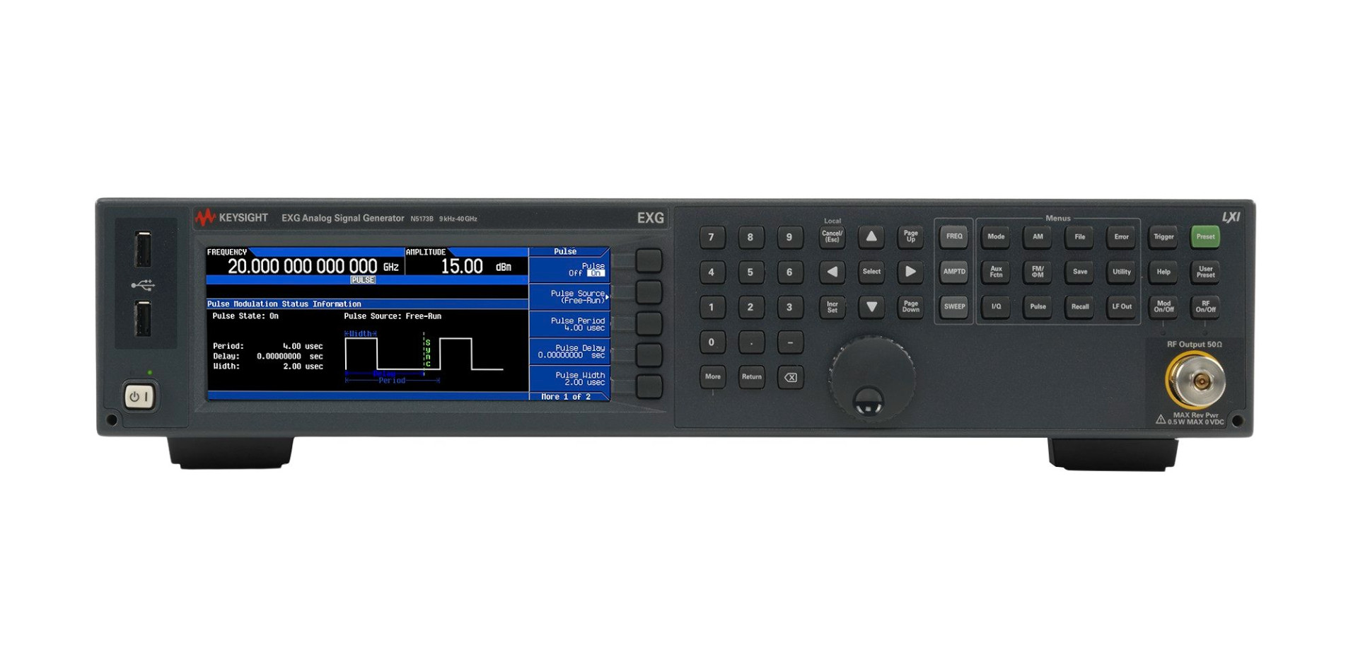 N5173B EXG X-Series MicrowaveAnalogSignal Generator, 9 kHz to 40 GHz