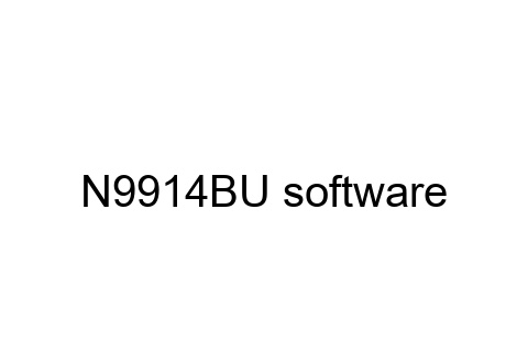 N9914BU FieldFox Handheld Analysis Instrument Software