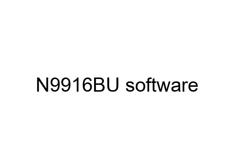 N9916BU FieldFox Handheld Analysis Instrument Software