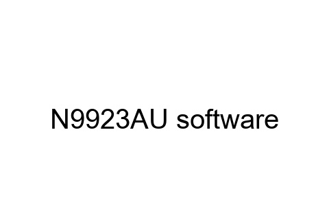 N9923AU FieldFox Handheld Analysis Instrument Software