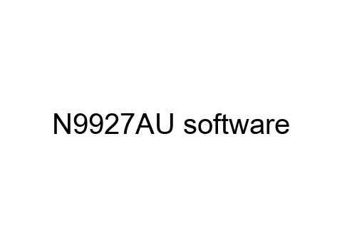 N9927AU FieldFox Handheld Analysis Instrument Software