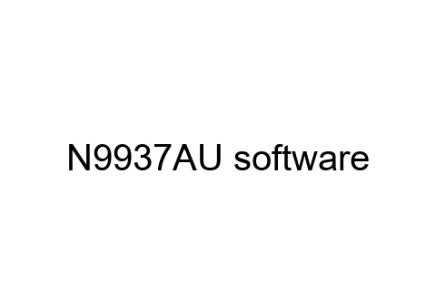 N9937AU FieldFox Handheld Analysis Instrument Software