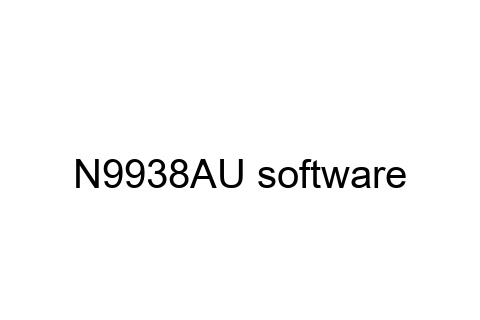 N9938AU FieldFox Handheld Analysis Instrument Software