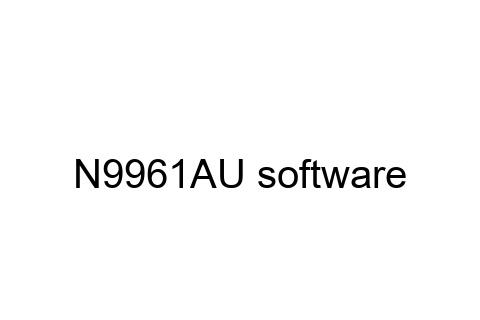N9961AU FieldFox Handheld Analysis Instrument Software