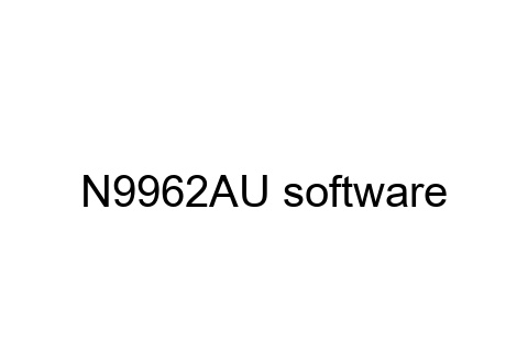 N9962AU FieldFox Handheld Analysis Instrument Software