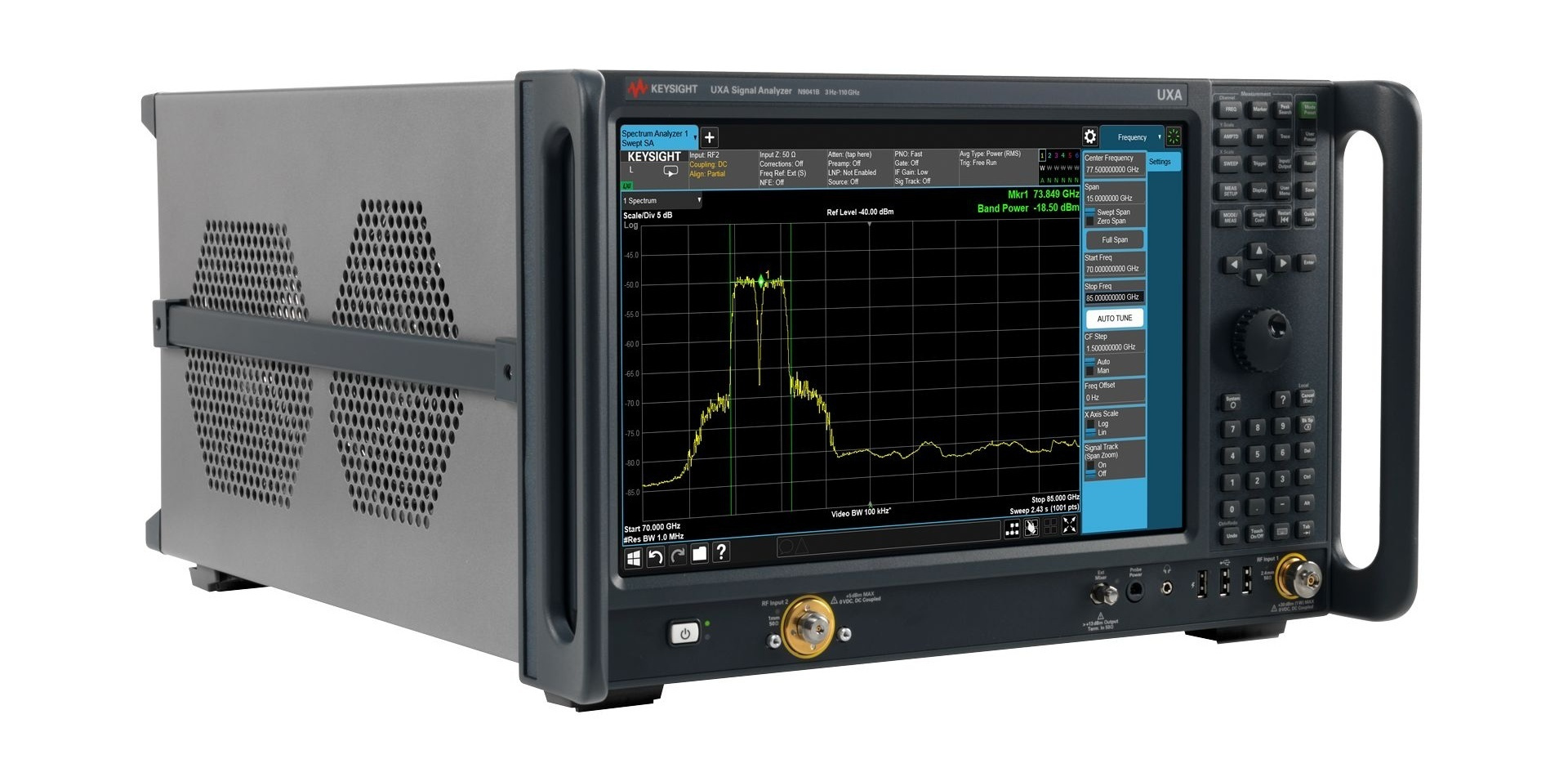 N9041BM mmWave Radar, Out of Band Testing up to 90 GHz