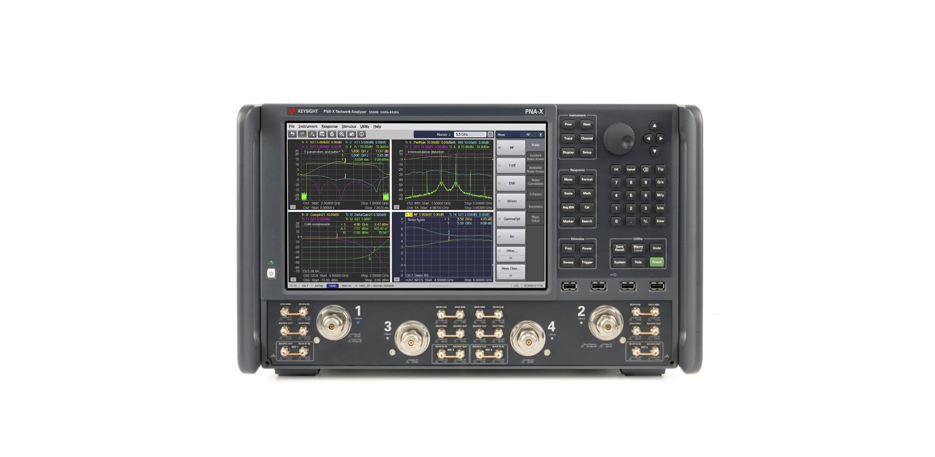 N5249B PNA-X 微波网络分析仪，900 Hz/10 MHz 至 8.5 GHz