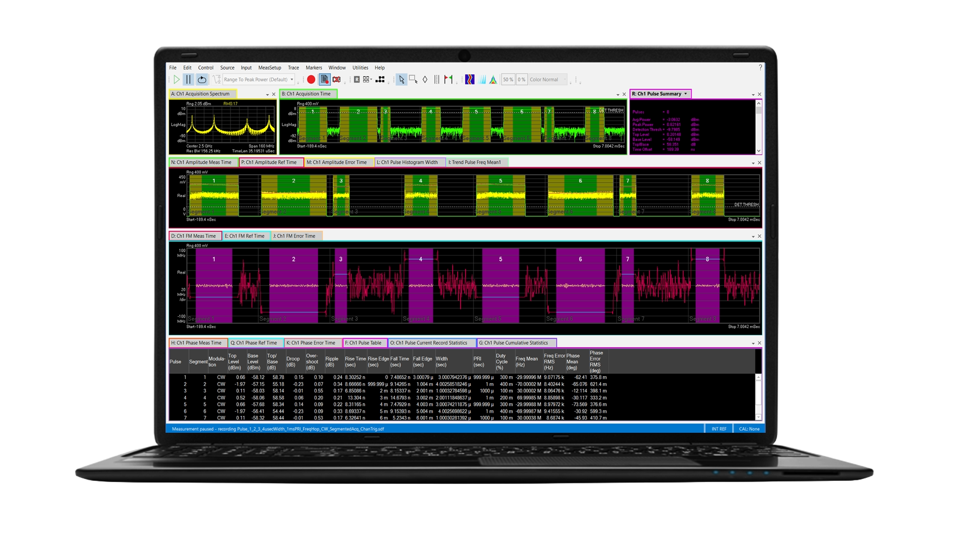 89601BHQC 89600 VSA Radar Pulse Analysis