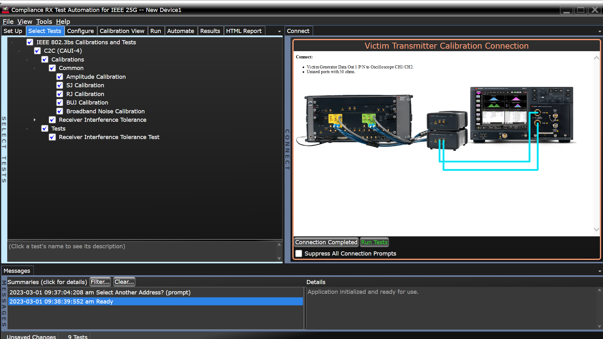 M8091BMCA Receiver Conformance Test Application for IEEE 802.3bm