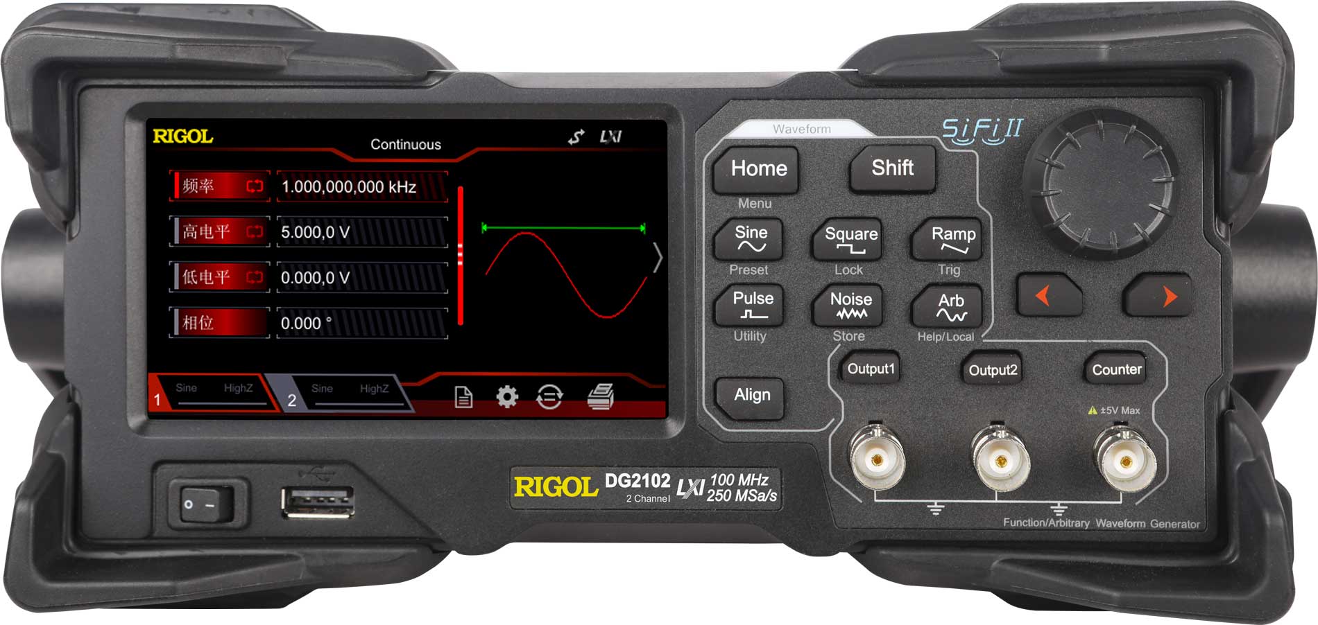 Rigol DG2102 Function/Arbitrary Waveform Generator