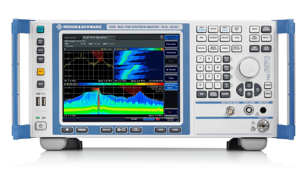 R&S FSVR7 Real-Time Spectrum Analyzer, 10 Hz to 7 GHz
