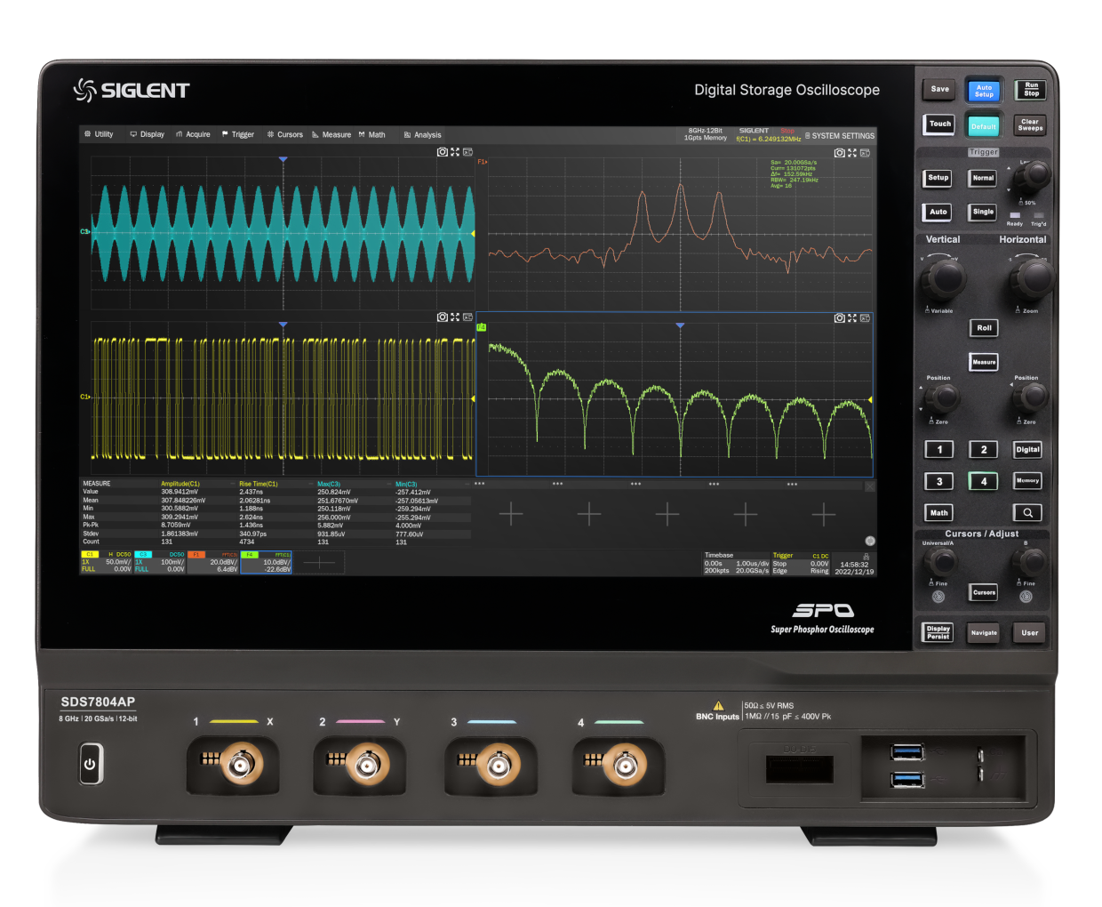 Siglent SDS7204A-H12 Oscilloscope: 2 GHz