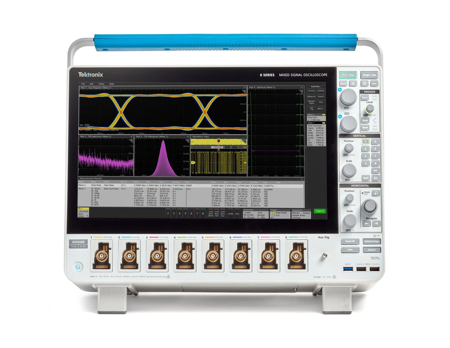 MSO64B 6 Series B MSO: 1 GHz - 10 GHz, 4 FlexChannels
